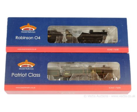 Bachmann OO Gauge BR Steam Locos comprising 31-210 4-6-0 green livery Patriot Class No.45503 "The Royal Leicestershire Regime