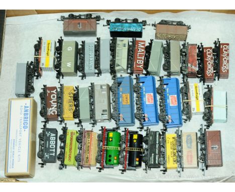 Unboxed OO Gauge Goods Wagons by Liliput, Lima, Mainline and others to include 9 x Private Owner Open Wagons, 3 x 4-wheel Con