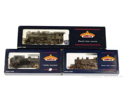 Bachmann OO Gauge BR Steam Locos comprising 32-202B 0-6-0 unlined black 8750 Class Pannier Tank No.9735, 31-451 2-6-2 lined b