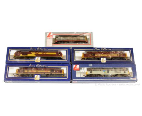 Lima OO Gauge Diesel Locos comprising 4929 EWS maroon livery Class 67 No.67003, 4940 A1A-A1A Petroleum Sector Triple grey liv