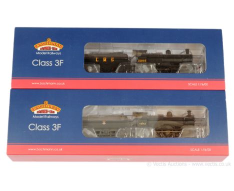 Bachmann OO Gauge 0-6-0 3F Class Locos (1) 31-626 BR black No.43762, loco has been weathered, condition Excellent in Excellen