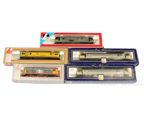 Lima OO Gauge Diesel and Overhead Electric Locos comprising 4873 Co-Co SNCF Tunnel grey livery Class 92 Overhead Electric Loc
