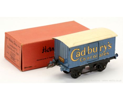 Hornby O Gauge "Cadbury's" Chocolates Private Owner Van. Sides are Excellent Plus to Near Mint, some shrinkage to paint finis