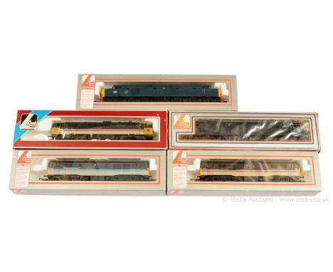 Lima OO Gauge Diesel and Overhead Electric Locos comprising 5130 Bo-Bo Intercity livery Class 87 Overhead Electric Loco No.87