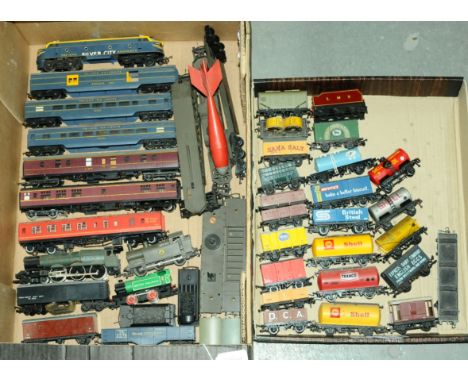 OO Gauge locomotives and rolling stock to include mixture of Triang / Hornby / Dublo including Transcontinental Engine and 3 