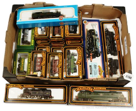 OO Gauge Locos and Rolling Stock comprising Bachmann 31-104 4-6-0 BR green Standard Class 4 No.75069, Airfix Standard Class 4