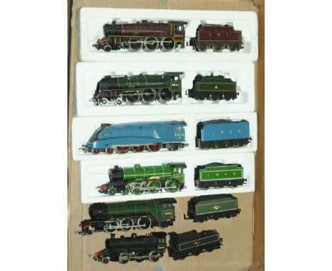 OO gauge Locomotives to include Hornby 4-6-2 seagull, 4-6-0 "Manchester United", Mainline railways 4-6-0 Illustrious, 4-6-0 L