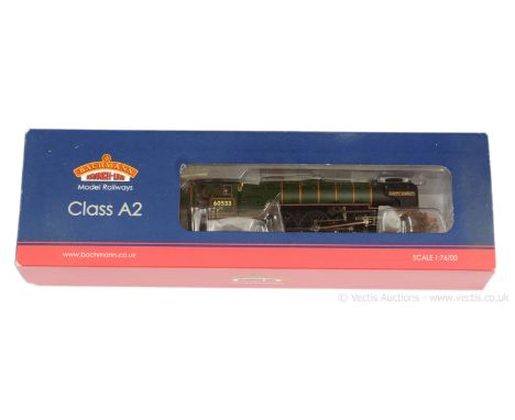 Bachmann OO Gauge 31-528 4-6-2 BR green A2 Class No.60533 "Happy Knight", conditions Excellent in Good Plus to Excellent box 
