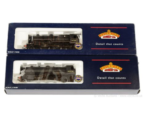 Bachmann OO Gauge BR Steam Locos comprising 32-251 2-8-0 unlined black WD Austerity Class No.90274, condition Good Plus to Ex