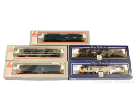 Lima OO Gauge Diesel Locos comprising 4949 (Limited Edition) Co-Co Transrail grey livery Class 37 No.37410 "Aluminium 100", c