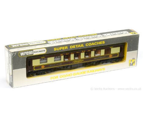 Wrenn W6012 brown and cream Golden Arrow 1st Class Pullman Car "Pegasus" with Golden Arrow to sides and white tables, conditi
