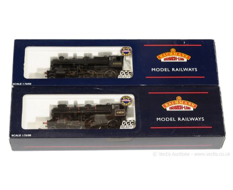 Bachmann OO Gauge 2-6-0 BR black Ivatt Class 4 Steam Locos comprising 32-575K unlined black No.43050, this is a Bachmann coll