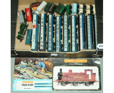 OO Gauge Locomotives, Rolling Stock and Accessories to include Hornby GWR Pannier Tank. Lima Class 08 Shunter, 8 Blue and Gre