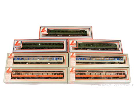 Lima OO Gauge Diesel Units comprising 5054 2-car Strathclyde Transport orange and black livery Class 156 DMU No.156501, 3-car