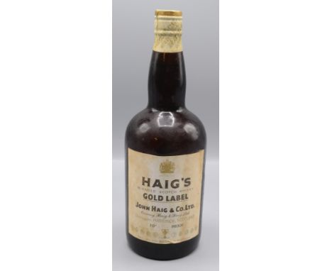 Haig's Gold Label Blended Scotch Whisky, circa 1960s, 70% proof, height 26.5cm.   Condition report:  