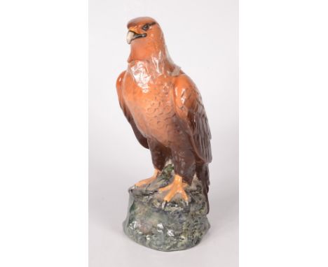 A Royal Doulton Whyte & Mackay Scotch whisky Golden Eagle Decanter, modelled by John G. Tongue 1984, unopened, height 27cm, w