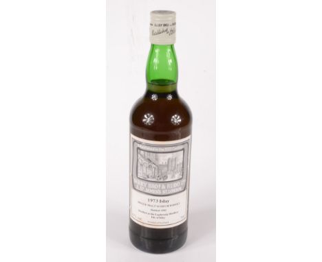 A bottle of 1973 Islay single malt Scotch whisky, bottled 1993, distilled at the Laphroaig distillery, Isle of Islay, Berry B