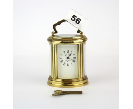 A small L 'epee, Saint-Suxanne, France carriage clock, H. 10.5cm.