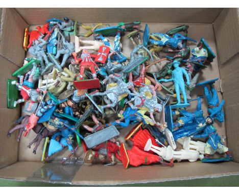 A Quantity of 'Good' Plastic Figures, mainly 1950's-1960's by Timpo, Crescent, Marx and other various subjects and periods, i