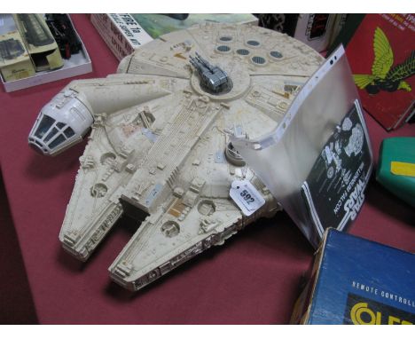 An Original Star Wars Electronic Millennium Falcon by Palitoy, including small parts, radar screen and light sabre ball prese