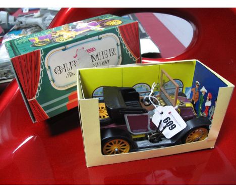 A Tinplate/Clockwork Original Schuco Old Timer No. 1230 Renault 6 CV, 1911, boxed with key. 