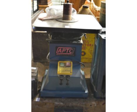 An Axminster vertical spindle sander.