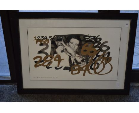 A limited edition sporting print, framed and glazed.