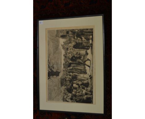 The State of Ireland Making the Best of It, engraving together with colour print depicting a cruise with the Yokohama Canoe C