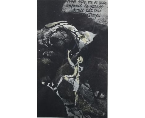 Keith Vaughan (1912-1977), original colour lithograph on wove paper, L’Impossible, from A Season in Hell by Arthur Rimbaud, p