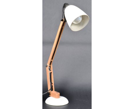 Terence Conran - Habitat - Mac Lamp No.8 - A retro vintage 1960's adjustable anglepoise desk / table work lamp light. The lam