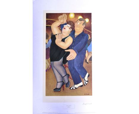Beryl Cook (British born 1926-2008) -&nbsp; Dirty Dancing - A 2008 signed print in colours published by Alexander Gallery Pub