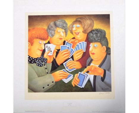 Beryl Cook (British born 1926-2008) - A Full House - A 2004 signed print in colours published by Alexander Gallery Publicatio