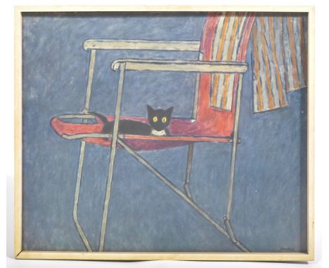After Christopher Sanders (b. 1905 -1991) - A retro mid 20th Century print on board of Sanders painting entitled 'Little Litt