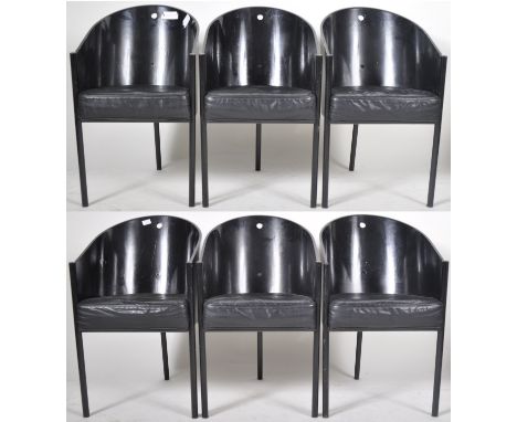 Philippe Starck - Costes -&nbsp;Driade - Aleph (designed for French restaurant) - A set of six retro vintage dining chairs ha