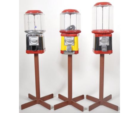 Beaver - A collection of three vintage 20th Century Canadian made&nbsp;confectionery sweet / peanut or gumball dispensers&nbs