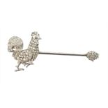 A diamond brooch,