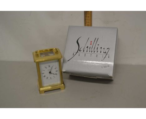Modern carriage clock by Bayard