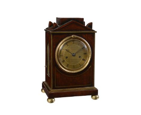 A fine George IV brass mounted carriage clock with pull-trip repeat   James McCabe, London, circa 1830   The five pillar twin