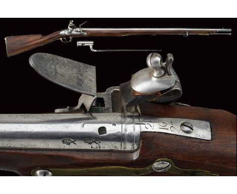 dating: circa 1800 provenance: England,&nbsp;Smoothbore, 19 mm cal. barrel with a ring at the base, marked with three marking