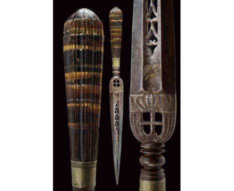 dating: Second quarter of the 19th Century provenance: Sardinian Kingdom, Beautiful and strong double-edged blade with groove