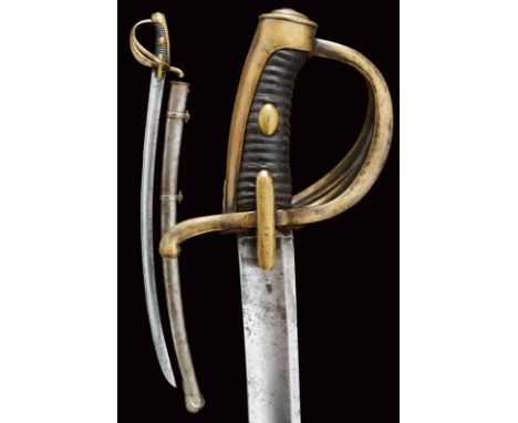 dating: about 1910 provenance: Kingdom fo Italy (Napoleonic), Curved, single-and-false-edged blade, with wide fuller at the c