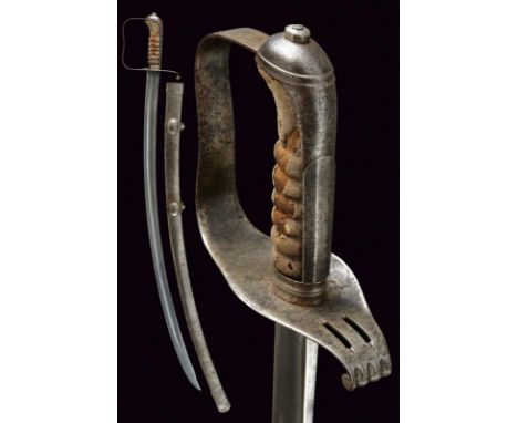 dating: Second quarter of the 19th Century provenance: Duchy of Parma, Large, single-and-false-edged blade with wide central 