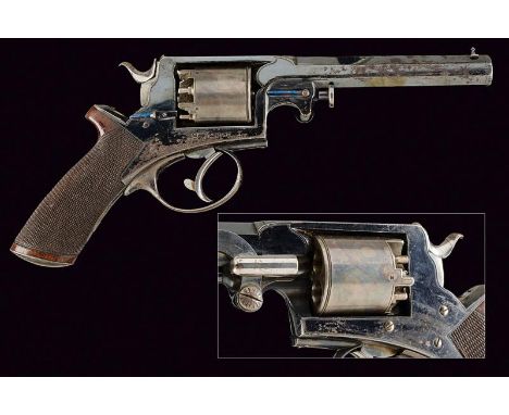 dating: about 1855 provenance: London, Rifled, octagonal 11 mm cal. barrel with engraved nozzle and foresight; smooth, five-s