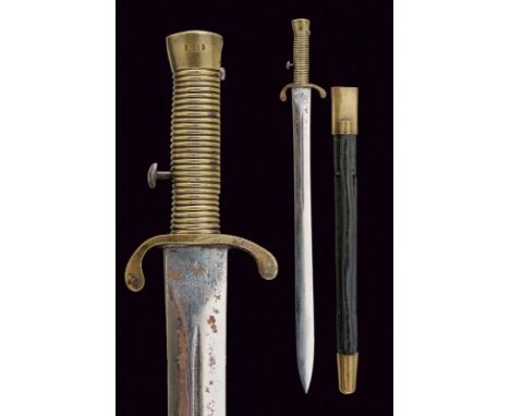 dating: Mid 19th Century provenance: Russia, Straight, two-stage barrel, slightly lanceolate with remains of marking at the b