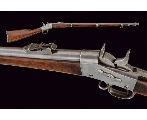 dating: 1872 - 1875 provenance: USA, Round, rifled, 50 cal barrel (clean bore and visible rifling), marked 'S' and 'P' at the