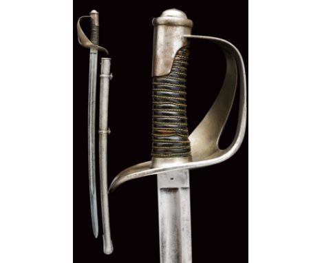 dating: Third quarter of the 19th Century provenance: Kingdom of Italy, Curved, single-and-false-edged blade, ribbed at the w