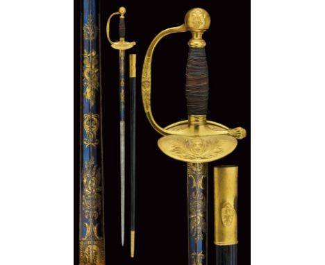 dating: 1820-30 provenance: France, Straight, two-edged blade of lozenge section with hollow faces, featuring remains of fini