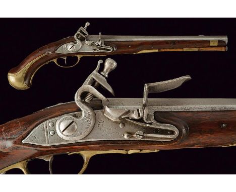 dating: Second half of the 18th Century provenance: France, Smooth-bore, two-stage, octagonal and round, 18 mm cal. barrel, m