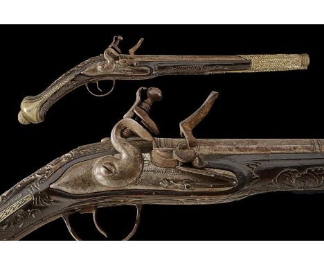 dating: First half of the 19th Century provenance: Ottoman Empire, 15.5 mm cal barrel with two round stages; the first segmen