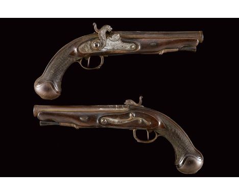 dating: 1836 provenance: Spain, Smoothbore, two-stage, 17 mm cal. barrels, first octagonal after round with ring at the nozzl